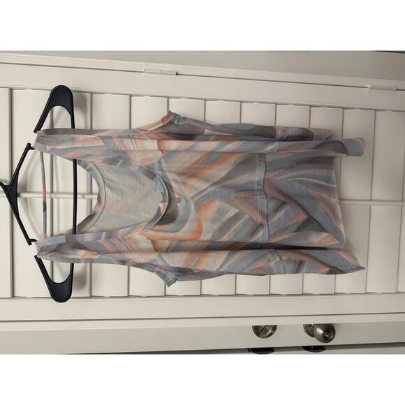 CALIA by Carrie Underwood Trapeze Performance Tank in Mother of Pearl size M - Picture 3 of 5